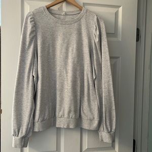 Amazon Brand Bubble sleeve sweatshirt